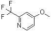 4-Methoxy-2-(trifluoromethyl)pyridine molecular structure (CAS 1065103-97-0)