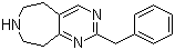 structure of CAS# 1065110-62-4, 6,7,8,9-Tetrahydro-2-(phenylmethyl)-5H-pyrimido[4,5-d]azepine