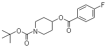 CAS 登录号：1065484-34-5, 4-[(4-氟苯甲酰基)氧基]-1-哌啶甲酸叔丁酯