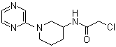CAS # 1065484-53-8, 2-Chloro-N-[1-(2-pyrazinyl)-3-piperidinyl]acetamide