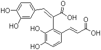 CAS 登录号：1065559-56-9, SMND-309, (2E)-2-[6-[(E)-2-羧基乙烯基]-2,3-二羟基苯基]-3-(3,4-二羟基苯基)丙烯酸