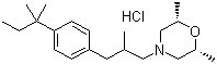 CAS # 106614-68-0, Amorolfine hydrochloride, (+/-)-cis-2,6-Dimethyl-4-[2-methyl-3-(p-tert-pentylphenyl)propyl]morpholine hydrochloride