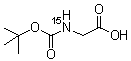 N-[(1,1-Dimethylethoxy)carbonyl]glycine-<sup>15</sup>N molecular structure (CAS 106665-75-2)
