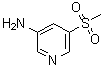 structure of CAS# 1067530-19-1, 5-(Methylsulfonyl)-3-pyridinamine