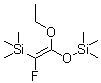 [[1-Ethoxy-2-fluoro-2-(trimethylsilyl)ethenyl]oxy]trimethylsilane molecular structure (CAS 1068142-02-8)