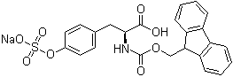 structure of CAS# 106864-37-3, N-芴甲氧羰基-O-磺基-L-酪氨酸钠盐