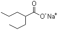 structure of CAS# 1069-66-5, Sodium 2-propylpentanoate