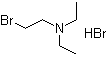 structure of CAS# 1069-72-3, N-(2-Bromoethyl)diethylamine hydrobromide