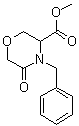 5-氧代-4-(苯基甲基)-3-吗啉羧酸甲酯分子结构 (CAS 106910-81-0)