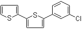 5-(3-Chlorophenyl)-2,2'-bithiophene molecular structure (CAS 106926-07-2)