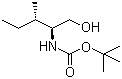 structure of CAS# 106946-74-1, N-Boc-(2S,3S)-(-)-2-Amino-3-methyl-1-pentanol