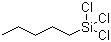 structure of CAS# 107-72-2, Pentyltrichlorosilane