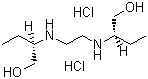 CAS # 1070-11-7, Ethambutol dihydrochloride, 2,2'-(1,2-Ethanediyldiimino)bis-1-butanol dihydrochloride, [S-(R*,R*)]-2,2'-(Ethylenediimino)dibutan-1-ol dihydrochloride