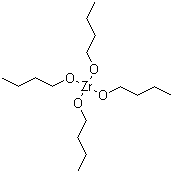 丁醇锆分子结构 (CAS 1071-76-7)