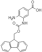 CAS # 1071446-05-3, 4-Amino-3-[[(9H-fluoren-9-ylmethoxy)carbonyl]amino]benzoic acid