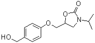 CAS # 1071765-44-0, 5-[[4-(Hydroxymethyl)phenoxy]methyl]-3-(1-methylethyl)-2-oxazolidinone