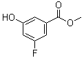 structure of CAS# 1072004-32-0, 3-Fluoro-5-hydroxybenzoic acid methyl ester
