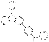 CAS # 1072194-21-8, N-Phenyl-4-(9-phenyl-9H-carbazol-3-yl)benzenamine