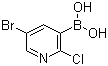 5-Bromo-2-chloropyridine-3-boronic acid molecular structure (CAS 1072944-19-4)