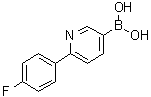 structure of CAS# 1072944-20-7, [6-(4-Fluorophenyl)-3-pyridinyl]boronic acid