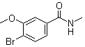 structure of CAS# 1072944-34-3, 4-溴-3-甲氧基-N-甲基苯甲酰胺