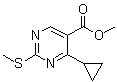 CAS 登录号：1072944-76-3, 4-环丙基-2-(甲硫基)-5-嘧啶羧酸甲酯