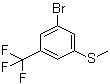structure of CAS# 1072944-92-3, 1-溴-3-(甲硫基)-5-(三氟甲基)苯