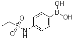 structure of CAS# 1072945-62-0, 4-(乙基磺酰基氨基)苯硼酸