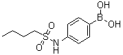 CAS 登录号：1072945-66-4, [4-[(丁基磺酰基)氨基]苯基]硼酸