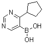 structure of CAS# 1072945-80-2, (4-环戊基-5-嘧啶基)硼酸