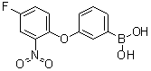 structure of CAS# 1072945-96-0, [3-(4-氟-2-硝基苯氧基)苯基]硼酸