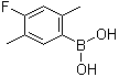 structure of CAS# 1072946-10-1, (4-氟-2,5-二甲基苯基)硼酸