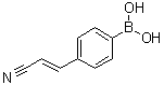 structure of CAS# 1072946-14-5, [4-[(1E)-2-氰基乙烯基]苯基]硼酸
