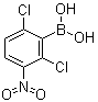 structure of CAS# 1072946-37-2, (2,6-Dichloro-3-nitrophenyl)boronic acid