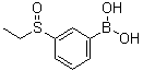 structure of CAS# 1072952-07-8, [3-(Ethylsulfinyl)phenyl]boronic acid