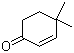 structure of CAS# 1073-13-8, 4,4-二甲基-2-环己烯酮