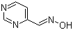 4-嘧啶甲醛肟分子结构 (CAS 1073-65-0)
