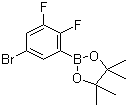 structure of CAS# 1073339-12-4, 5-Bromo-2,3-difluorophenylboronic acid pinacol ester