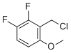 2,3-二氟-6-甲氧基苄基氯分子结构 (CAS 1073435-67-2)