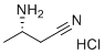 structure of CAS# 1073666-54-2, (S)-3-Aminobutanenitrile hydrochloride