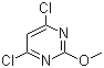structure of CAS# 1074-40-4, 2-Methoxy-4,6-dichloropyrimidine