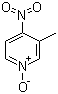 structure of CAS# 1074-98-2, 3-甲基-4-硝基吡啶-N-氧化物