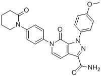 structure of CAS# 1074549-89-5, Apixaban Dehydro Impurity