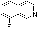8-氟异喹啉分子结构 (CAS 1075-00-9)