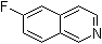 structure of CAS# 1075-11-2, 6-氟异喹啉