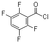structure of CAS# 107535-73-9, 2,3,5,6-Tetrafluorobenzoyl chloride