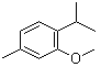 2-异丙基-5-甲基茴香醚分子结构 (CAS 1076-56-8)