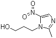 CAS # 1077-93-6, Ternidazole, 2-Methyl-5-nitroimidazole-1-propanol, 3-(2-Methyl-5-nitroimidazol-1-yl)propan-1-ol