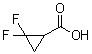 structure of CAS# 107873-03-0, 2,2-Difluorocyclopropanecarboxylic acid