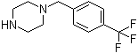 structure of CAS# 107890-32-4, N-[4-(Trifluoromethyl)benzyl]piperazine